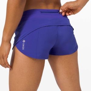 Lululemon seawheeze speed up short 2.5” NWT